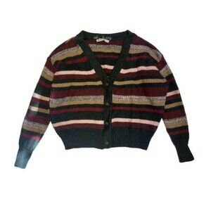 Marine Layer Robin Stripe Crop Cardigan